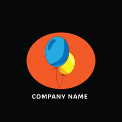 The balloon logo symbolizes celebration and joy.