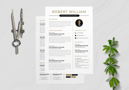 Resume Template Layout