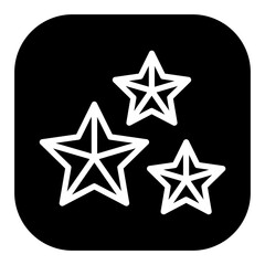Obraz premium Christmas Star Vector Icons