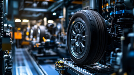 A machine that makes sure your car's wheels spin smoothly and evenly.