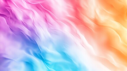 Obraz premium Colorful abstract wave pattern with vibrant pink, orange, and blue hues.