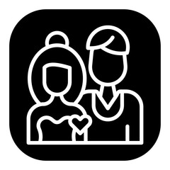 Romantic Couple Vector Icons