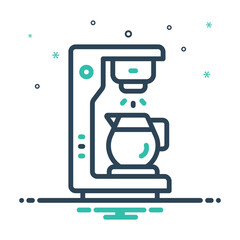 Mix icon for coffee machine
