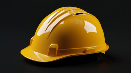 A white construction helmet.