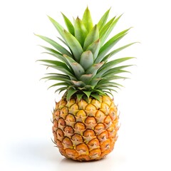 Fototapeta premium pineapple on white background