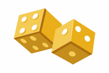 Dice of Ludu  vector art illustration