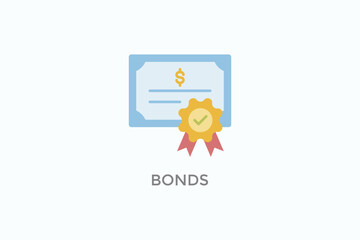 Bonds Vector Icon Or Logo Illustration