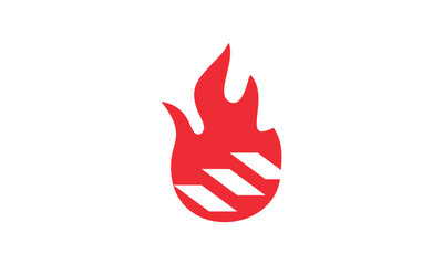 a graphic image with a fire escape theme, on a white background. vector graphic base.