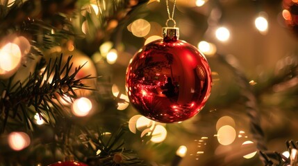 Red Christmas Ornament