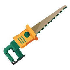 Reciprocating Saw (for pruning) vector illustration.