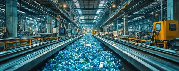 Plastic Recycling Plant with Sorting Machines