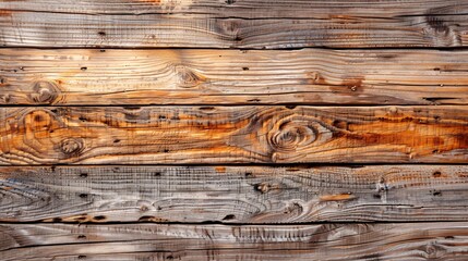 Close-up of weathered wooden planks with a rustic, aged texture