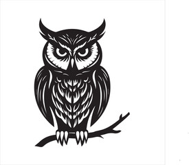 owl on white background,owl, bird, cartoon, animal, illustration, vector, cute, character, nature, art, design, drawing, wing, halloween, beak, feather, eyes, branch, fun, funny, wise, wild, icon,