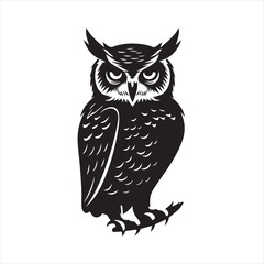 owl on white background,owl, bird, cartoon, animal, illustration, vector, cute, character, nature, art, design, drawing, wing, halloween, beak, feather, eyes, branch, fun, funny, wise, wild, icon,
