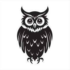 owl on white background,owl, bird, cartoon, animal, illustration, vector, cute, character, nature, art, design, drawing, wing, halloween, beak, feather, eyes, branch, fun, funny, wise, wild, icon,