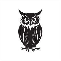 owl on white background,owl, bird, cartoon, animal, illustration, vector, cute, character, nature, art, design, drawing, wing, halloween, beak, feather, eyes, branch, fun, funny, wise, wild, icon,