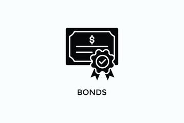 Bonds Vector Icon Or Logo Illustration