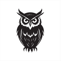 owl on white background,owl, bird, cartoon, animal, illustration, vector, cute, character, nature, art, design, drawing, wing, halloween, beak, feather, eyes, branch, fun, funny, wise, wild, icon,