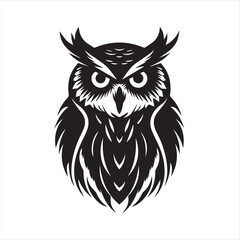 owl on white background,owl, bird, cartoon, animal, illustration, vector, cute, character, nature, art, design, drawing, wing, halloween, beak, feather, eyes, branch, fun, funny, wise, wild, icon,