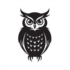 owl on whit, eowl, bird, cartoon, animal, vector, illustration, cute, nature, art, design, character, brown, drawing, wing, beak, feather, night, eyes, wild, fun, wise, wildlife, funny, branch, icon