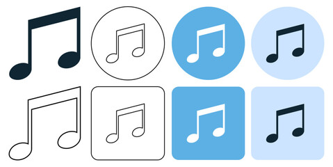 beam notes music key note vector pictogram sign icon symbol ui and ux design, glyphs and stroke line	