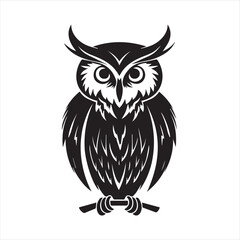 Fototapeta premium owl vector illustration