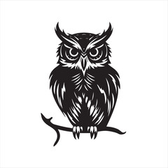owl vector illustration