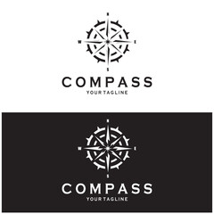 compass icon isolated on background.modern flat compass pictogram,business,marketing,internet concept.trendy simple vector symbol for websitedesign or button to mobile app.logo illustration.