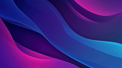 Abstract Blue and Purple Waves