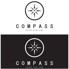 compass icon isolated on background.modern flat compass pictogram,business,marketing,internet concept.trendy simple vector symbol for websitedesign or button to mobile app.logo illustration.
