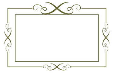 vintage frame border decoration