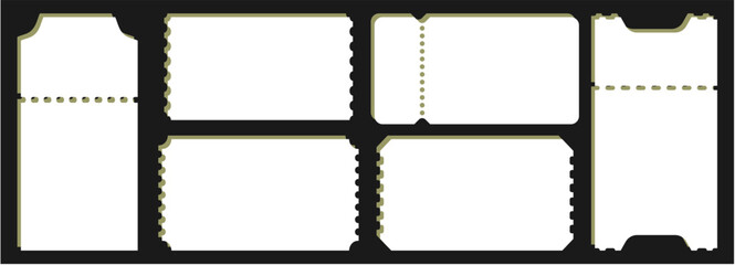 blank ticket template