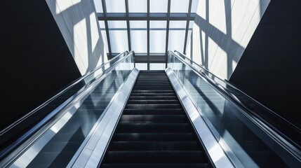 Fototapeta premium Escalator to the Skylight