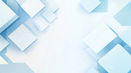 Fototapeta premium Abstract Blue Squares Background