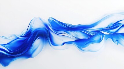 Abstract Blue Wave