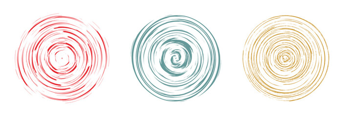 circle spiral paint brush stroke 