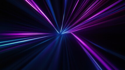 Abstract Neon Lights Streaks