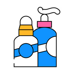 cosmetics callus remover line icon vector. cosmetics callus remover sign. isolated symbol illustration