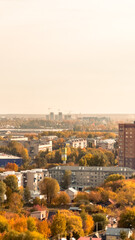 Obraz premium view from the top of the city