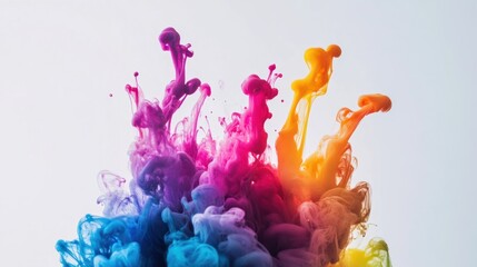 Obraz premium Abstract Colorful Ink in Water