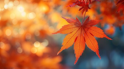 Simple Design in Autumn Background - a charming and serene visual. The simple yet elegant design against the backdrop of autumn creates a captivating and peaceful scene.