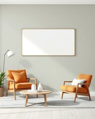 interior of a room with a chair