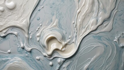 Fototapeta premium white milk on a white background
