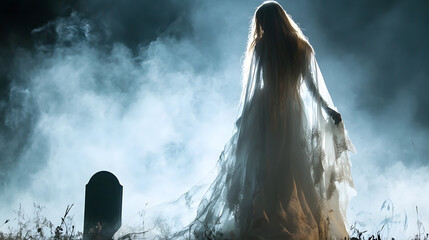 Middle-Aged Woman with Pale Skin