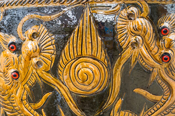 Handcrafted Ornate Dragon Flower Pot