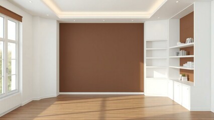 Fototapeta premium empty room with window