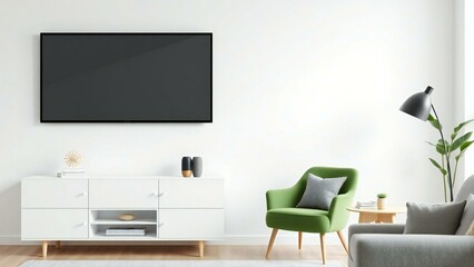 modern living room with sofa