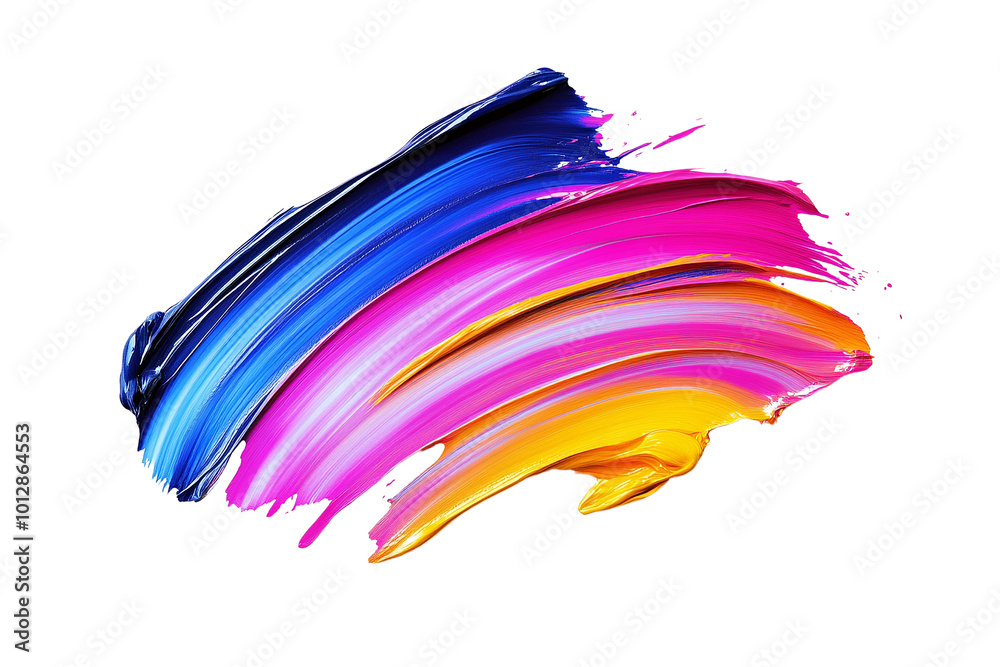 Poster abstract color swirl: a vibrant, dynamic abstract artwork featuring a swirling stroke of blue, pink,