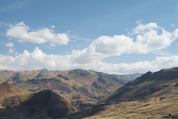 Fototapeta premium Peru la Cima Pass , La Oroya , Santa Rosa de Ocopa Monastery , Huancayo 
