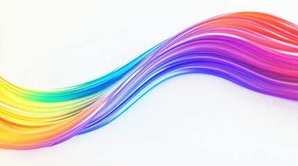 Abstract Rainbow Wave